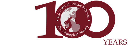 100 years of female fellows logo